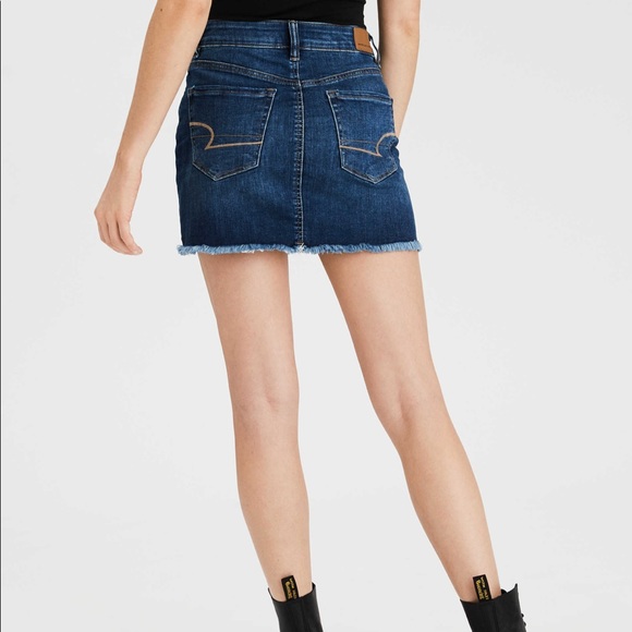 AE Ne(x)t Level High-Waisted Denim Mini Skirt - Picture 2 of 6